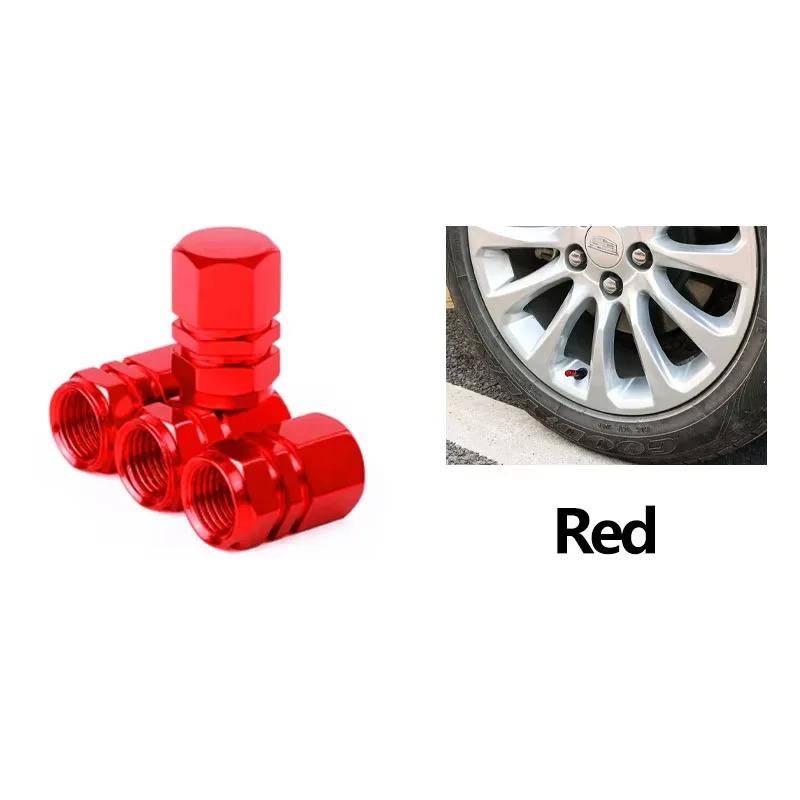 12Pcs Aluminum Alloy Car Tire Valve Caps Airdust Waterproof Tyre Rim Stem Cover for Automobiles Motorcycles Bikes