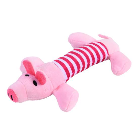 

Плюшевая игрушка для животных, собака, интерактивная игрушка, полосатая свинья, слон, утка, перетягивание каната, игрушка от скуки для питомцев, пищащая собака, игрушка для чистки зубов, жевательная игрушка C