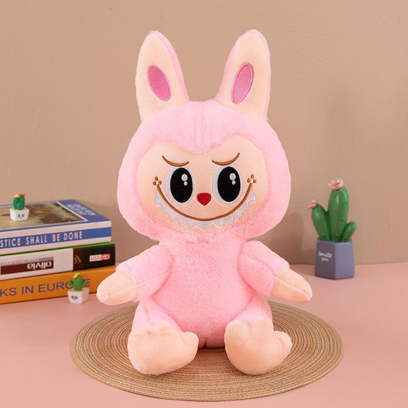 25Cm The Monster Labubu Plush Toy Labubu Doll Set Labubu Monster Stuffed Animal Soft Toy Mascot Gift Pillow Soft Plush Toys
