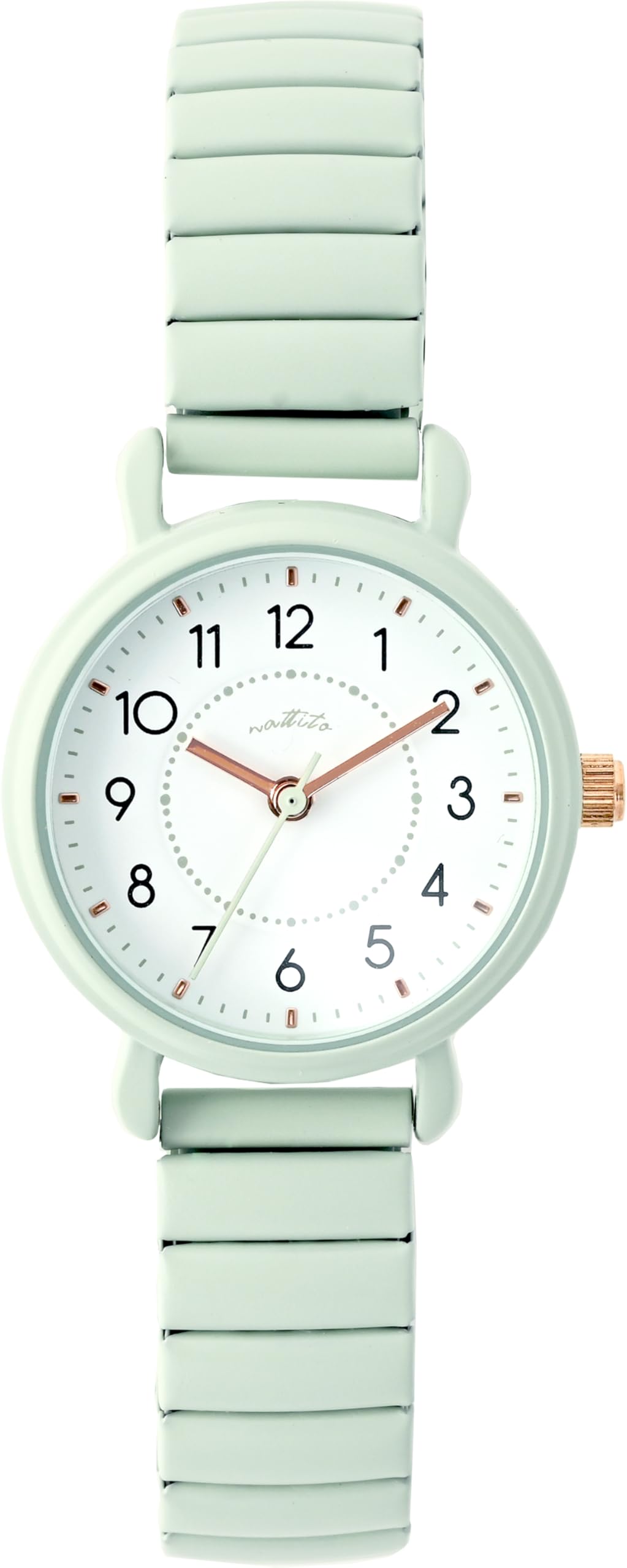 

Fieldwork Analog Stainless Steel Watch with Accordion Simple Sorbet GR Women s Strap, Design, Green, YM080-3 зелений
