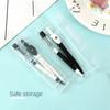 2pcs Math Geometry Student Pencil Compass Learning Drawing Tool Metal Compass Set  School Supplies