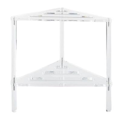 Scaun Robust pentru Duș în Baie cu Raft de Depozitare Fabricat din Materiale Acrilice Suport cu Performanțe Înalte Organizare Acasă
