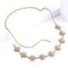 European & American Smiley Sunflower Metal Waist Chain for Women