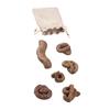 Soft Realistic Poop With Bag 6pcs/Set Gag Joke Pranks