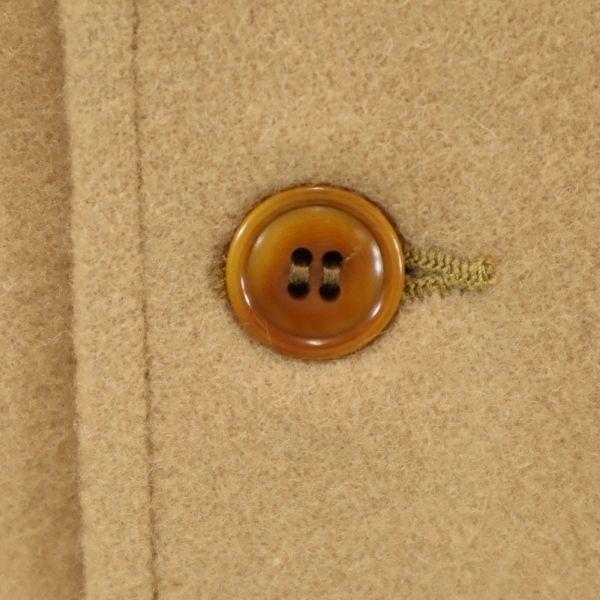 Unused Johnbull Wool Blend Melton Coat M Camel Men's Used