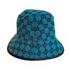GUCCI 656573 Fedora hat GG canvas canvas Bucket hat hat blue canvas unisex Used