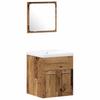 Bathroom Furniture Set with Drawers 4 pcs Reclaimed Wood Effect Particleboard