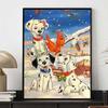 Disney Diamond Painting 5D Dalmatian  Winter Healing Illustration Cartoon Movie Cross Stitch Embroidery Handmade Gift Home Decor