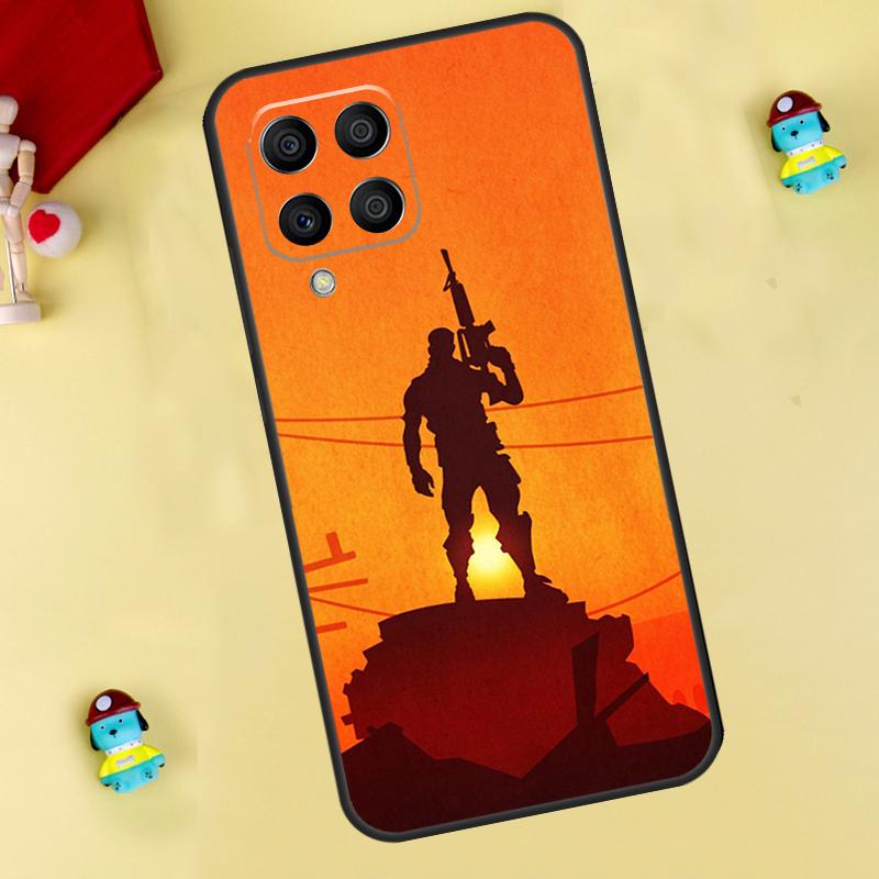 Camo military Army Case For Samsung Galaxy M33 M15 M55 M31 M13 M12 M14 M06 M16 M36 M56 M53 M32 M52 M35 M34 M54