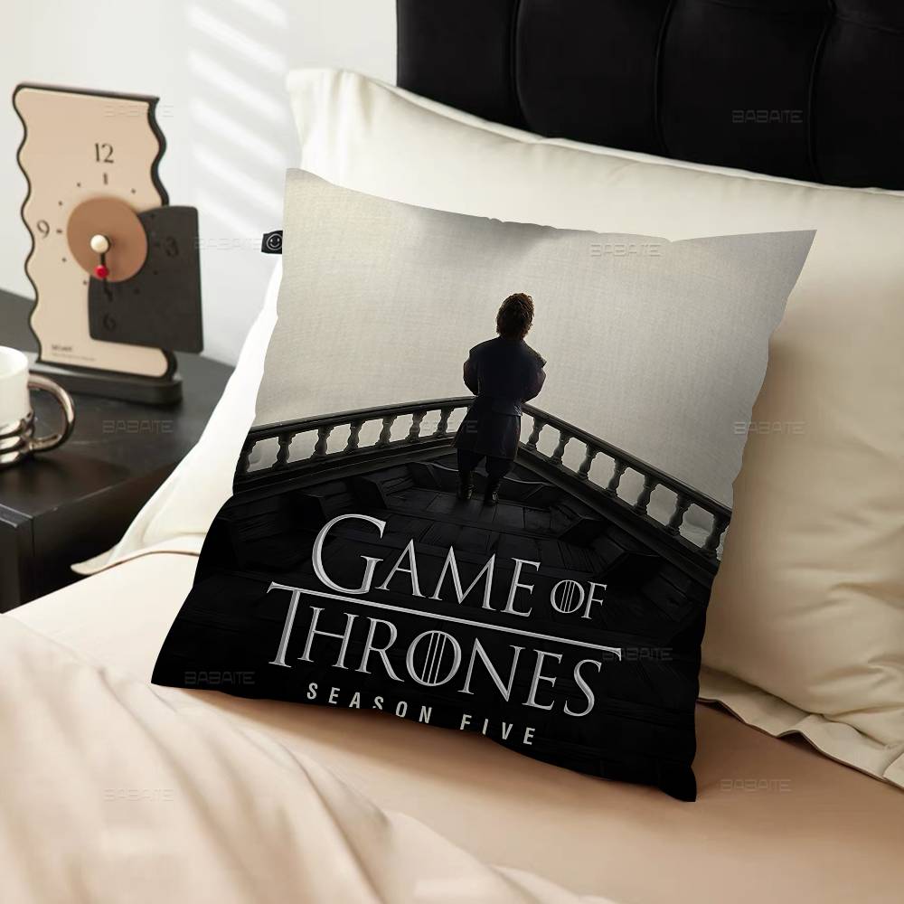 Film GGame Of TThrones Office Cushion Pillowcase Car Cushion CoverXCM Lumbar Pillowcase Sofa Pillowcover