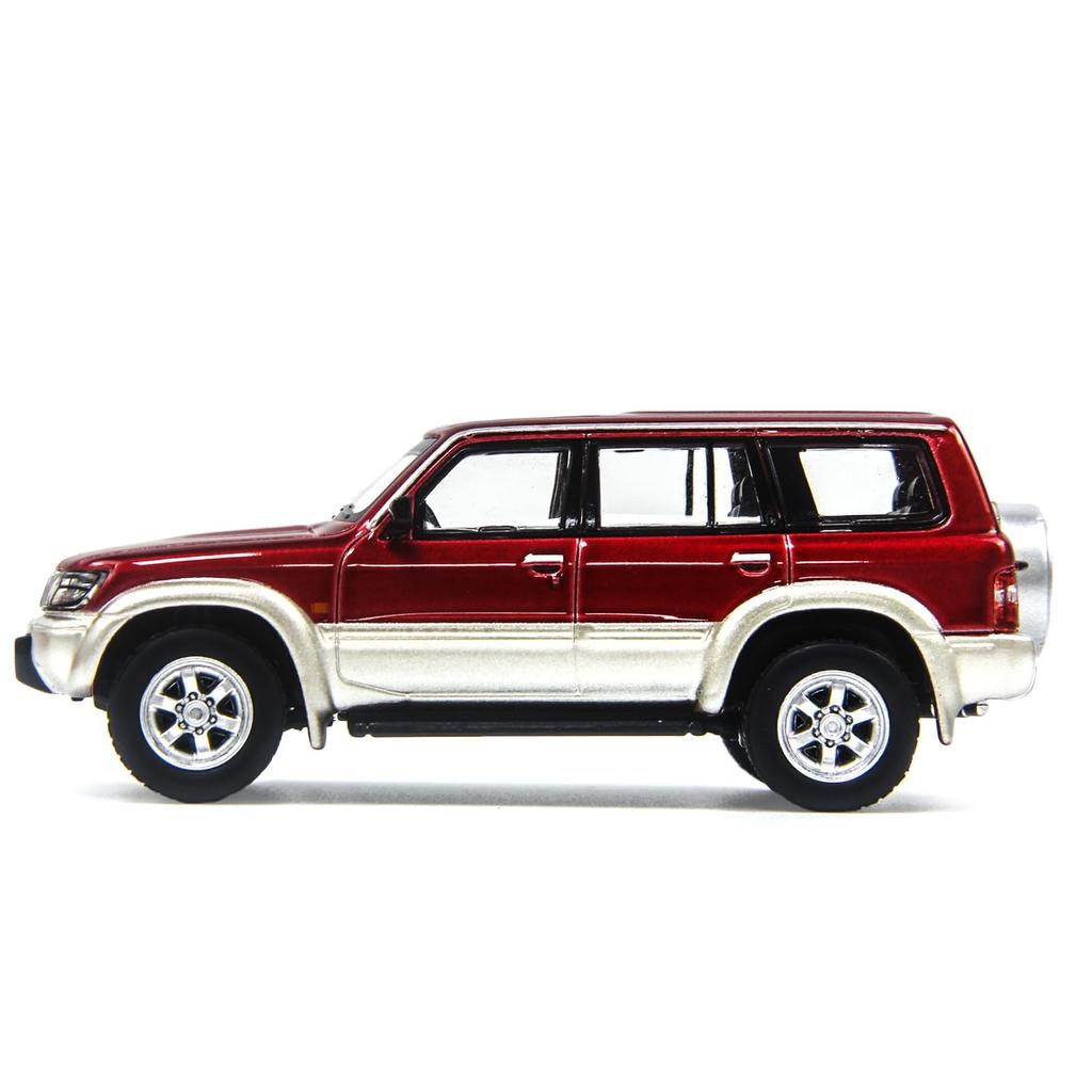 PAUDI MODEL Maßstab Diecast Nissan Patrol Y61 1998 Modell rot 1/64 Auto,