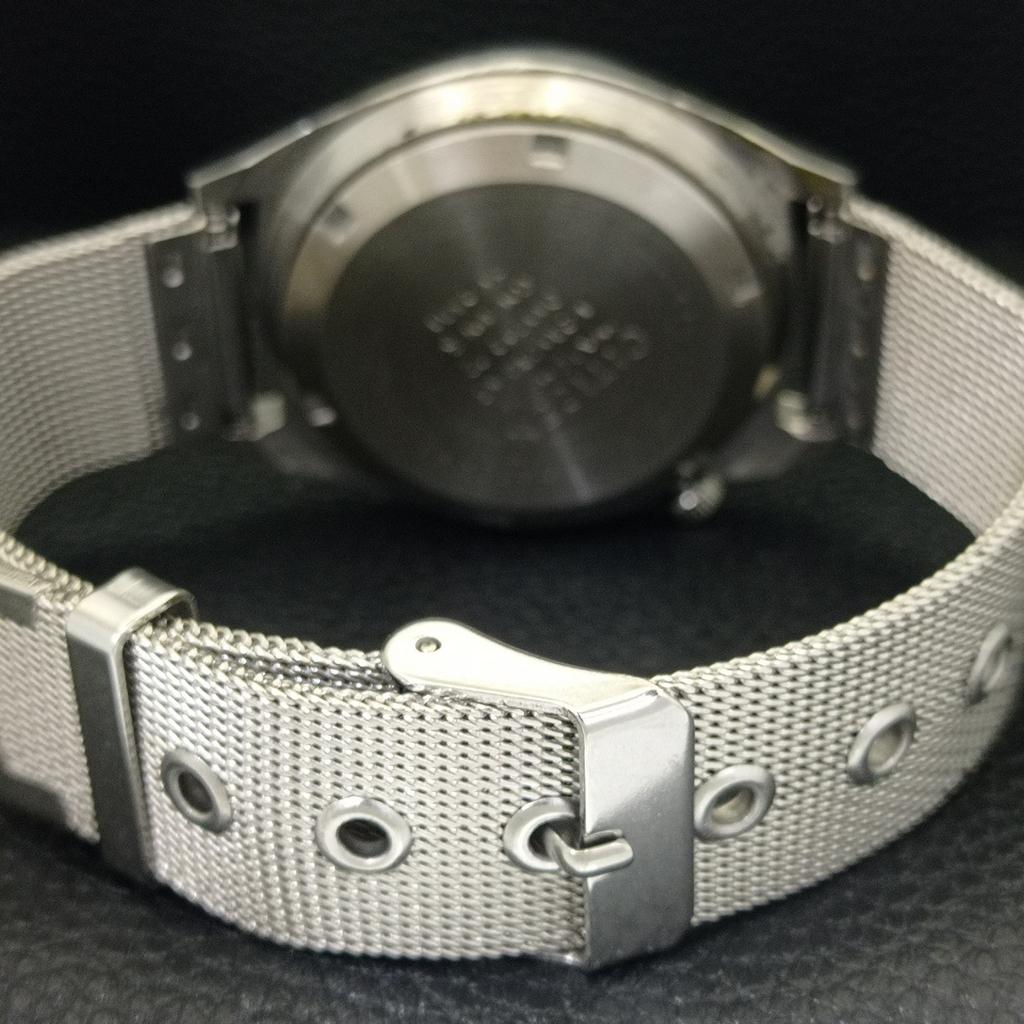 CITIZEN AUTOMATIC 8200 JAPAN MENS VINTAGE GOLDEN COLOR DIAL WATCH a702750-1 R210-a702750