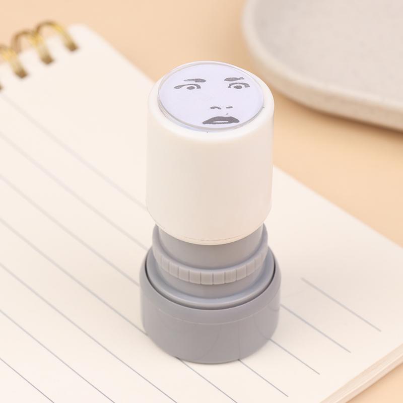 Personagens de Desenho Animado Divertidos Expressões Selo Positivo Tipo Prensa Carimbos de Planejador Kpop Anime Ação Carimbo de Tinta Presente para Fãs