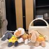 Cute Sausage Dog Shaped Plush Doll Series Pendant Backapck Hangings Decoration Gift