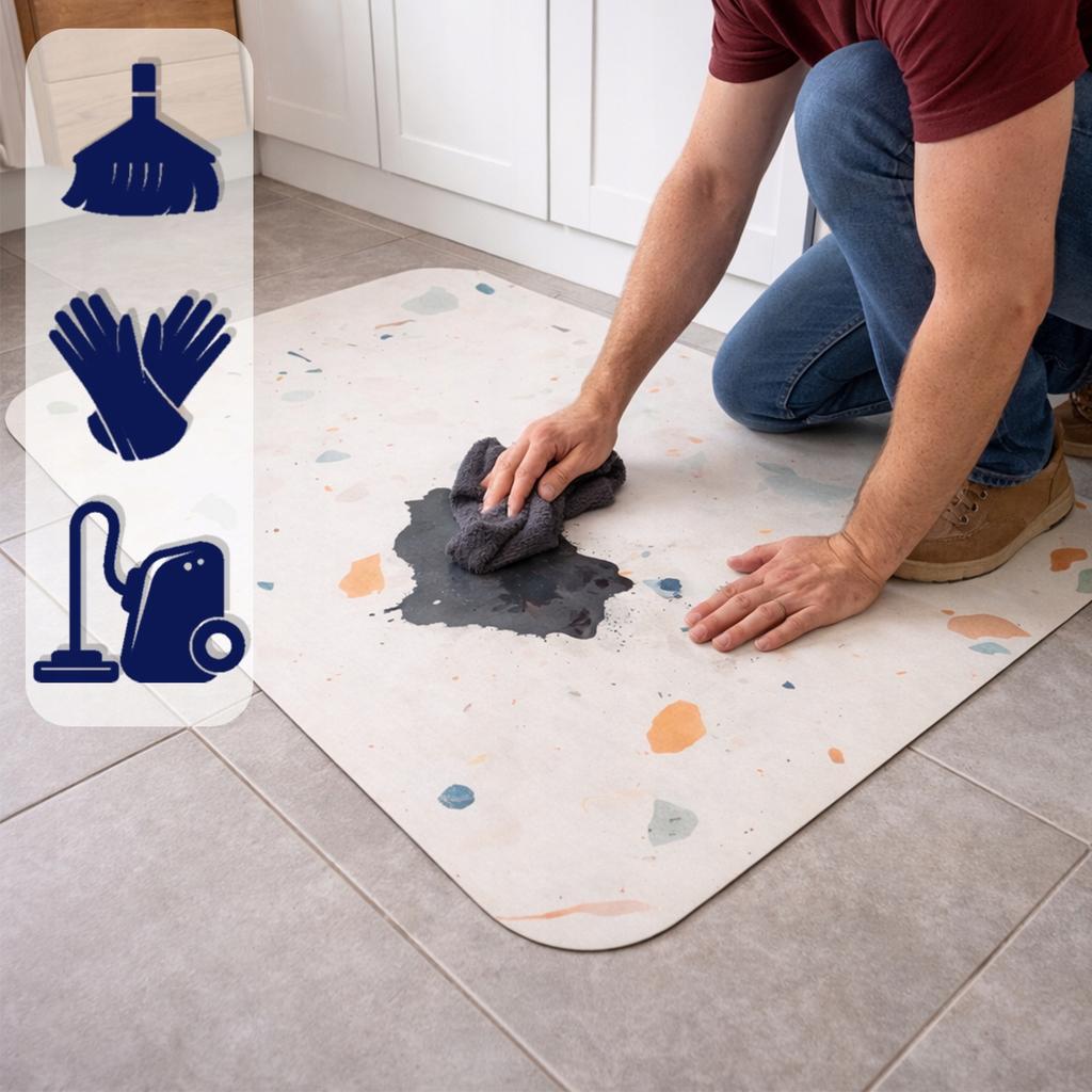 [PACZA] Anti-slip Rubber Floor Mat 60x90cm D28869