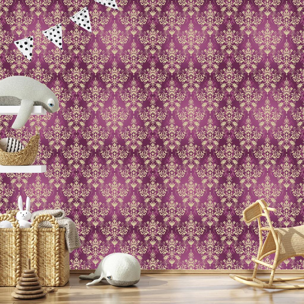 Wallpaper Beautiful Damask Ornaments for Living Room and Bedroom 50x1000