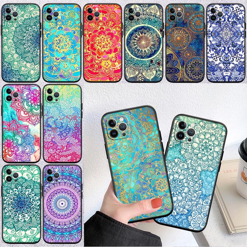 RP46 Mandalas New High-End Shell Phone Case for OPPO A3 Pro A72 A74 A76 A77 A77S A78 A79 A94 A95 A18 A40M A58