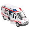 Multifunctional Alloy Police Car and Ambulance Toy with Sound and Light
