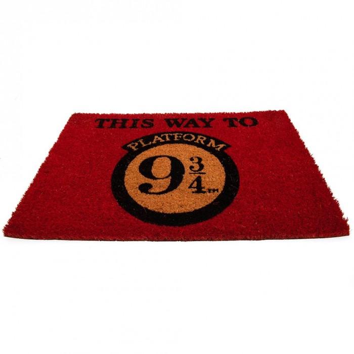 Harry Potter This Way To Platform 9 3/4 Door Mat One Size jaune/rouge