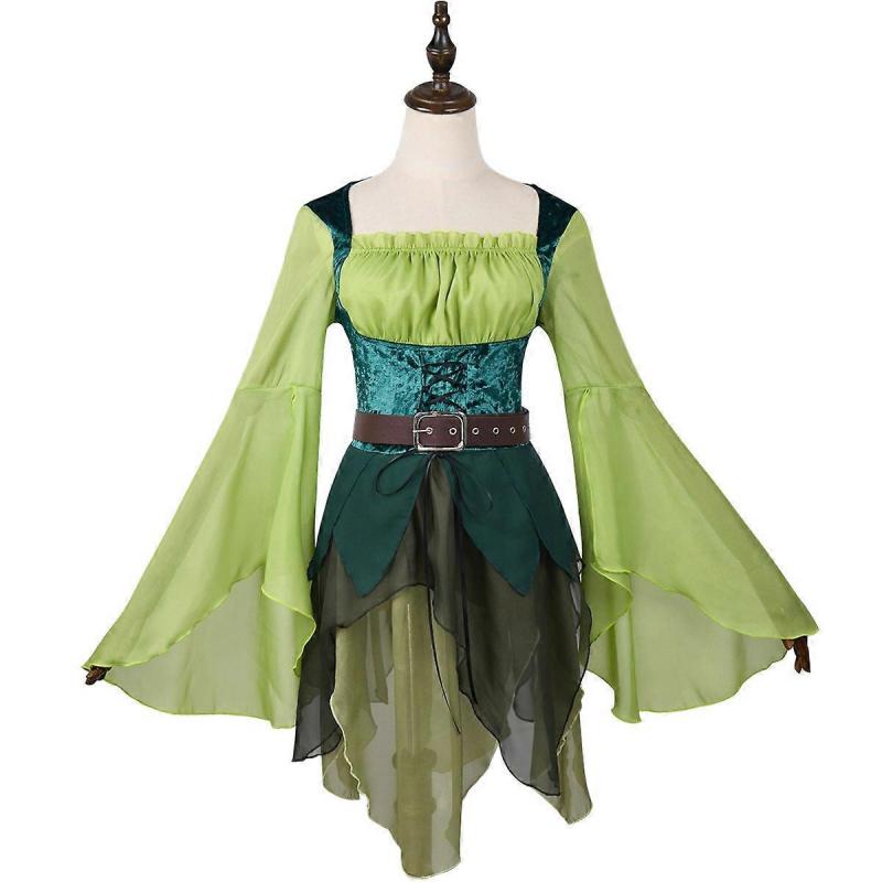 The Wizard of Oz Cosplay Dress Halloween Costume Dorothy Role Play Dress for Kids and Adults
