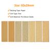 Micro Sander Kit 3.5x1 Inch Mini for Small Projects, Detail Handle Sanding Tools, 70 Sheets Sandpaper Wood 40 60 80 120