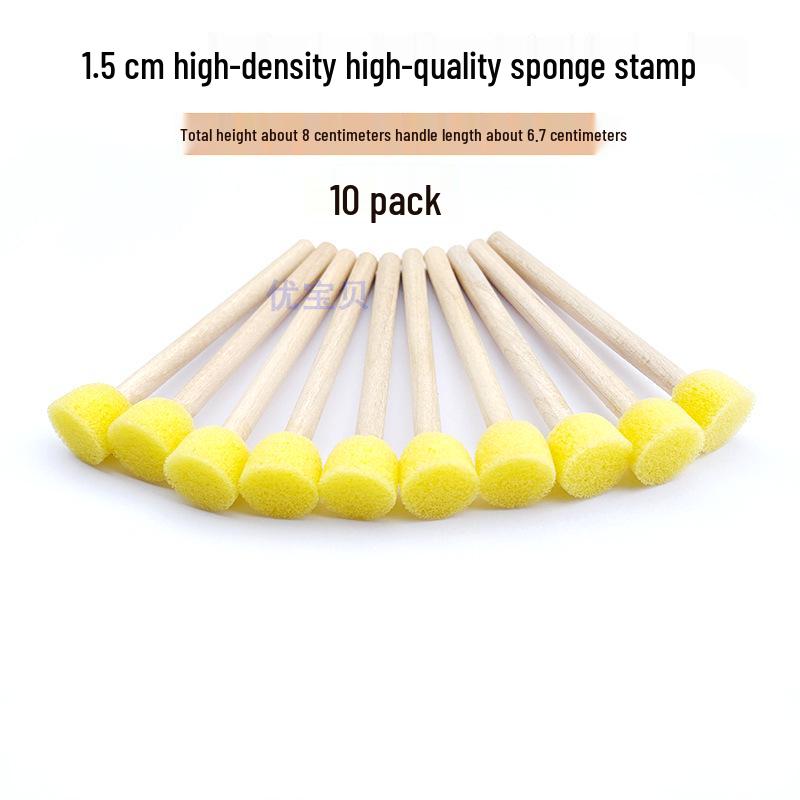 Набор творческих арт-губок-валиков и штампиков для детей Default Item