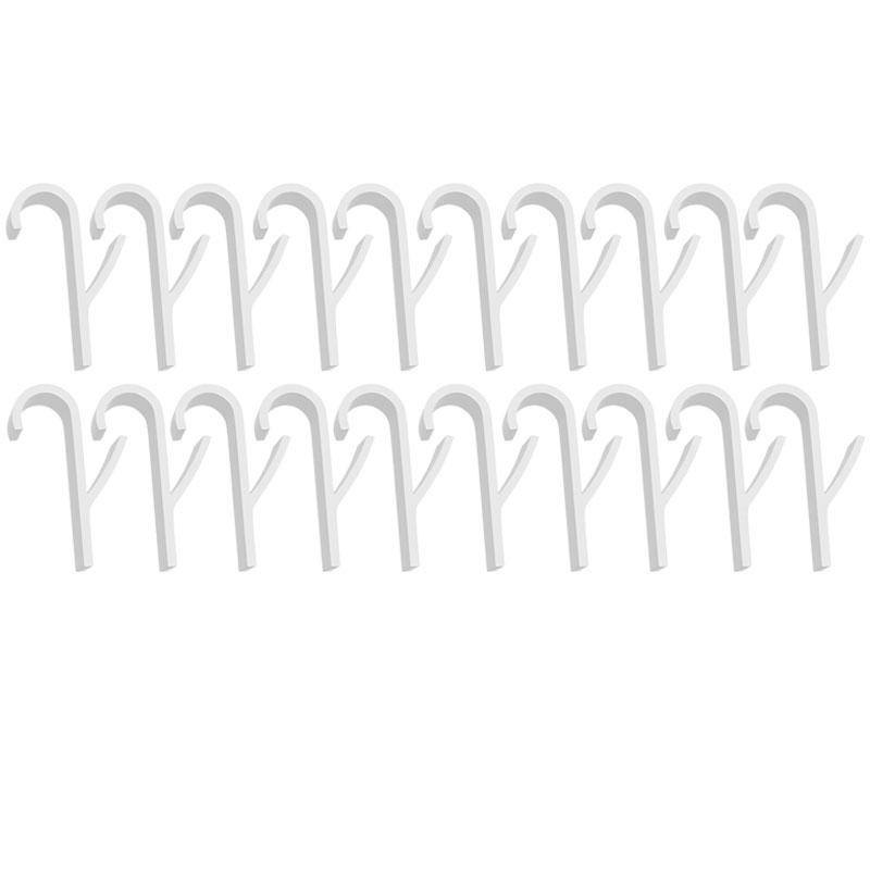 1/40PCS Bathroom Hanger Clips Heated Towel Radiator Rail Hook Holder Multi-Purpose Drying Rack Hook Towel Clothes Storage Racks