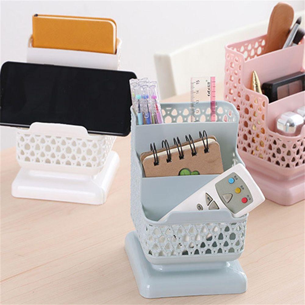 For Cosmetics Jewelry Desktop Storage Box Pen Holders Make Up Brush Holder Stationery Organizer