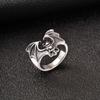 Retro Bat Trendy Men's Ring - European & American Punk Hip Hop Halloween Fashion Jewelry