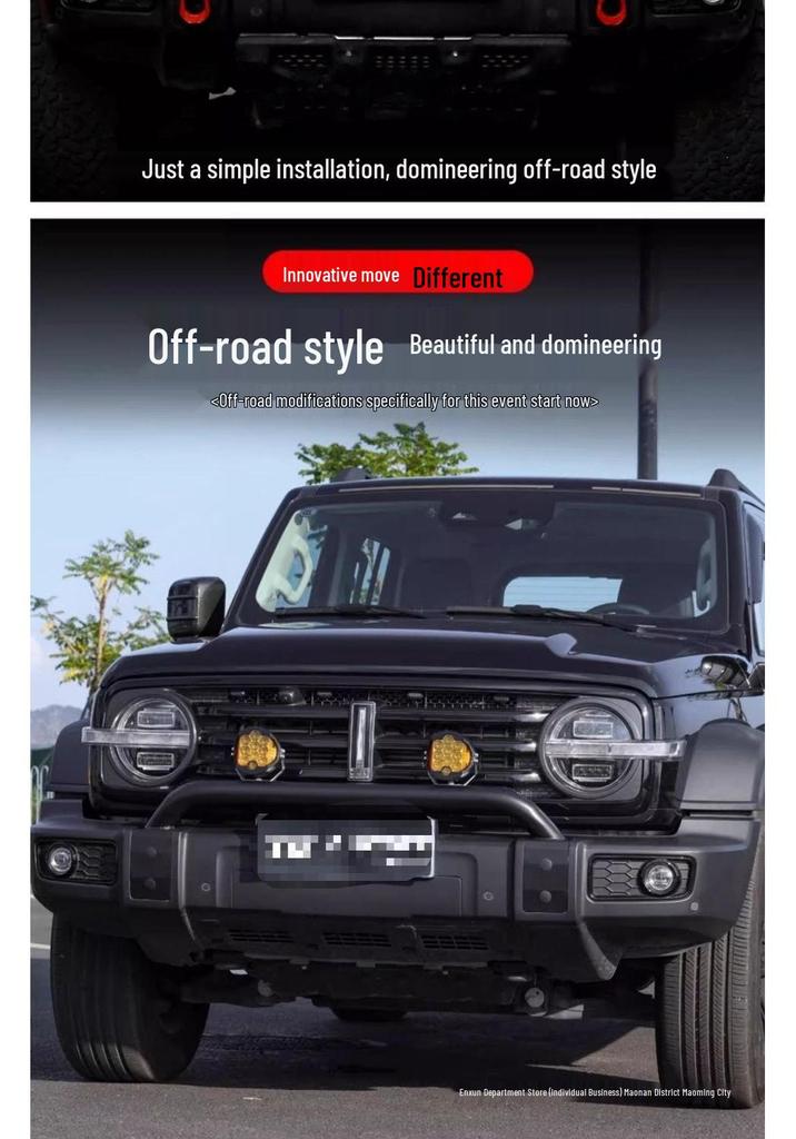 Tank 300 Front Bumper LED Spotlight Bracket Bull Bar Guard