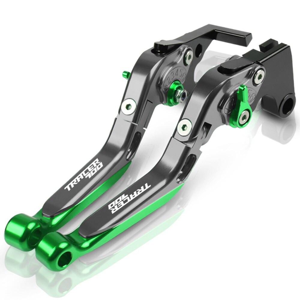 Motocyklová spojková brzdová páka CNC výsuvné nastavitelné skládací páky PRO YAMAHA TRACER700 TRACER 700 2016 2017