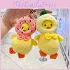 Charming Soft Toy Duck Pendant Keychain Featuring Vibrant Colors For Accessories