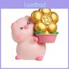 Cute Resin Pig Animal Ornament With Prosperity Themes For Office Decor And Celebrations