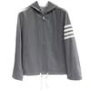 TIME BREATHE Men's Korean Style Hooded Jacket - Spring/Autumn Trendy Four-Bar Outdoor Top
