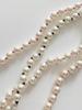 Elyona Colour Pearls Colored Pearl Necklace (Black)