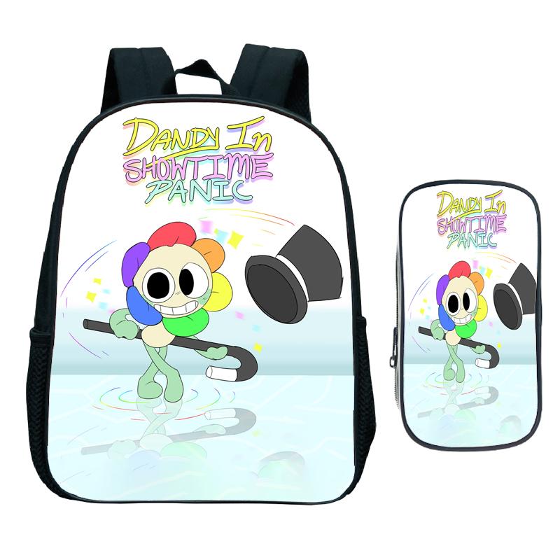 2 szt. Plecak przedszkolny Dandy's World Plecak szkolny z kreskówką dla dzieci do przedszkola dla małych dzieci, artykuły szkolne, torby dla niemowląt
