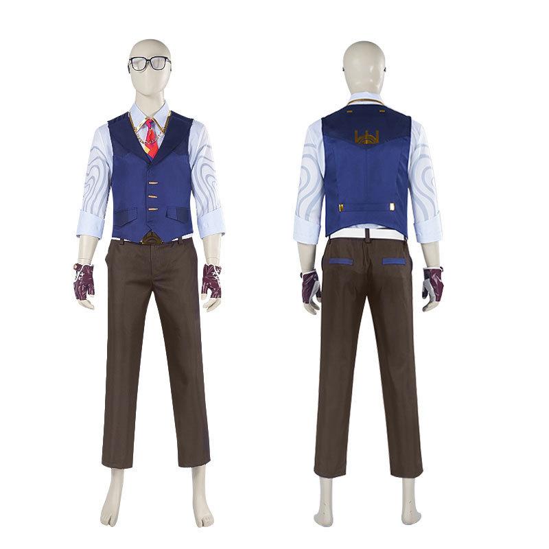 Disfraz Cosplay de Chamber de Valorant Conjunto de Chaqueta de Halloween Para Fans del Juego