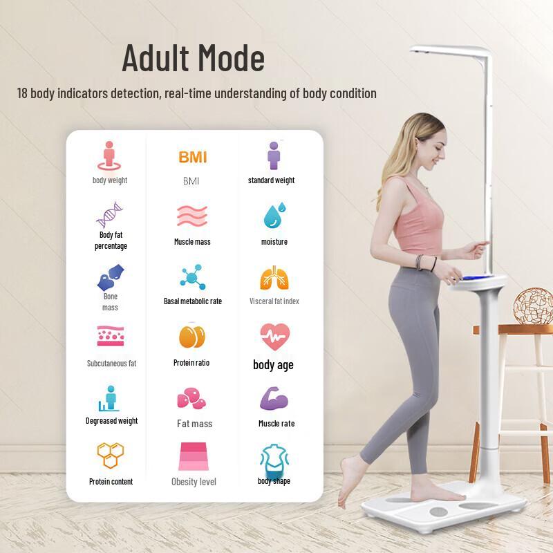 Smart Bluetooth Ultrasonic Height & Weight Scale (CN version)