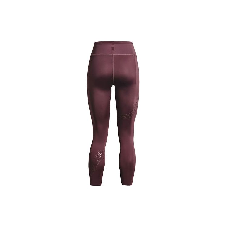 Under Armour Running Tights Capri Fitness Sports Leggings Women Bottoms Gray Mauve 1361382-554