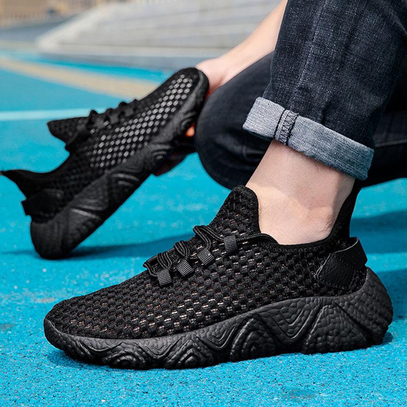 Netzschuhe Sommer atmungsaktiv dünne Netzschuhe Hohlraum großes Netz weiche Sohle leichte Sport- und Freizeitschuhe
