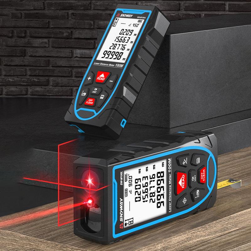 Professional Laser Rangefinders High Precision Measure Device 50M/70M/100M Building Laser Distance Meter Digital Ruler Test Tool