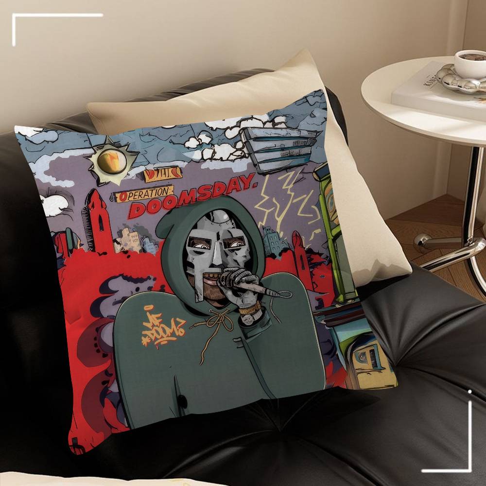 Rapper M-MF Cool D-Doom Madlib Pillow Cushion Cover Pillowcase Living Room Sofa Home Decor Customized