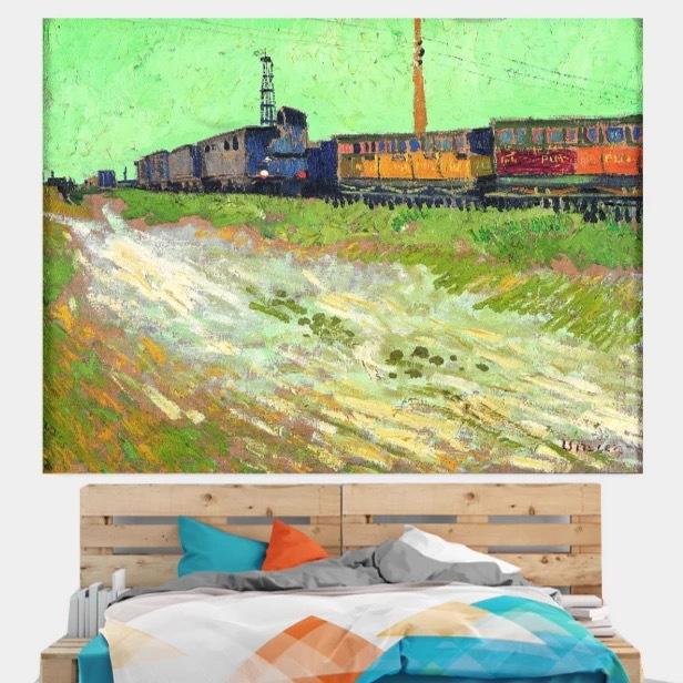 Landscape Background Cloth Ins Hanging Cloth Art Living Room Wall Cloth Bedside Decoration Tapestry Bedroom Wall Blanket