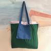Reusable Foldable Shopping Bag Large Capacity Drawstring Handbag Durable Tote Bag  Outdoor