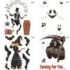 Versatile Classic Halloween Party Diy Witch Stickers Skeleton Ghost Window Wall Decals Decor