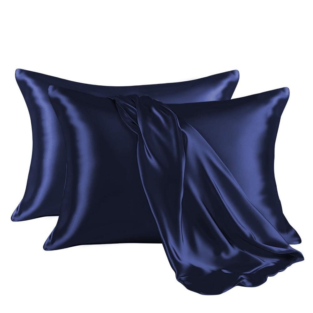 Moisture-Wicking Satin Pillow Cases Soft Breathable Pillowcase Bedding Pillow Covers  Skin Care