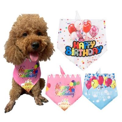 Asciugamano per saliva per cani, motivo creativo, fascino unico, stampa a palloncino super morbido, asciugamano per saliva per animali domestici, decorazioni per feste di compleanno, articoli per animali domestici