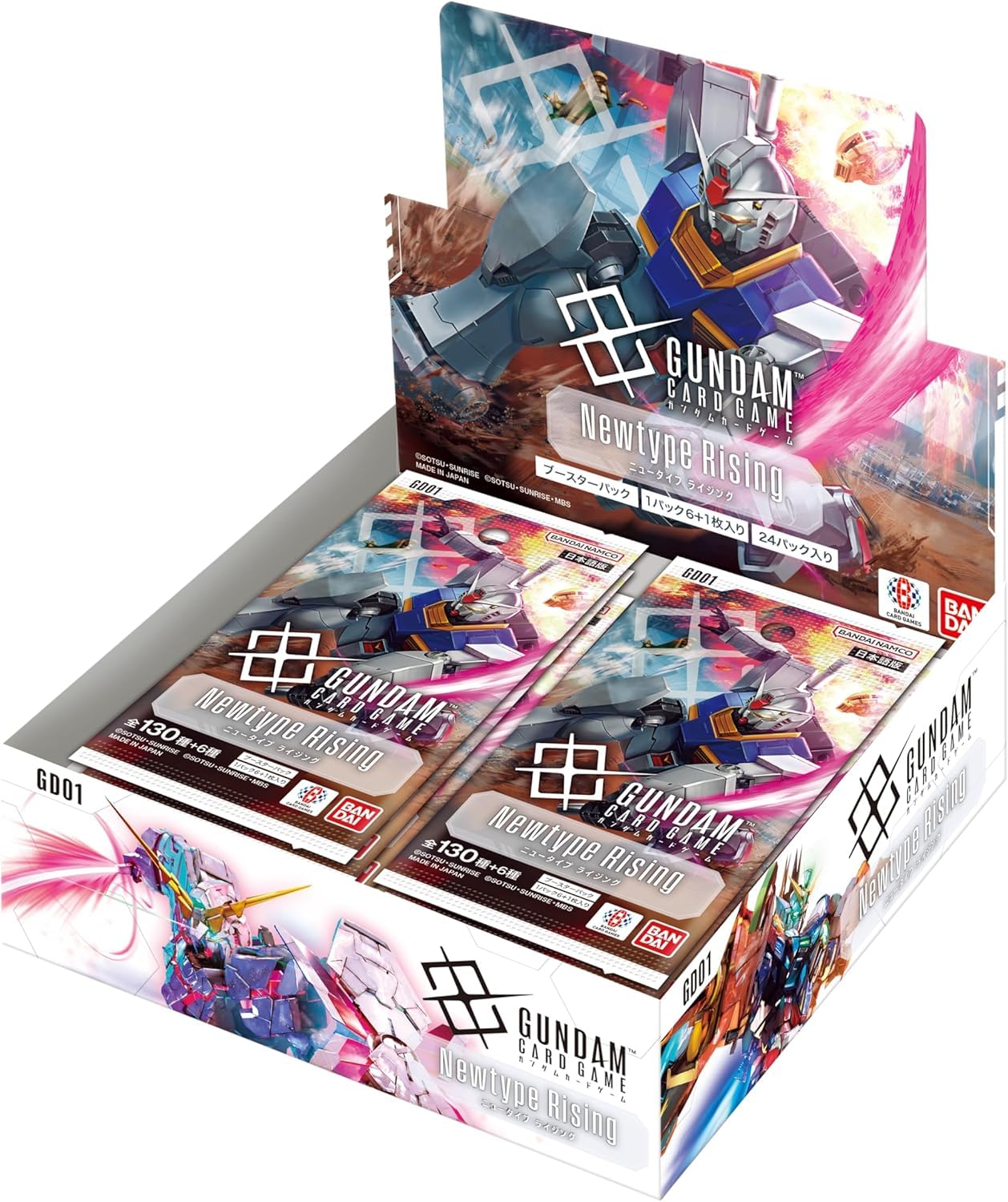 BANDAI Карточная игра Gundam Бустерный набор Newtype Rising [GD01]