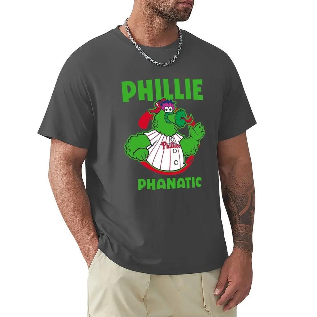 Schweiß-T-Shirts Hippie-Kleidung Herren Grafik-T-Shirts Neue Mode Schwergewicht Vintage Sommer Streetwear phillies phanatic grünes T-Shirt