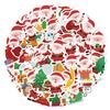 50 Waterproof Santa Claus Stickers - Festive DIY Decals for Gifts, Cups, Phones & Computers